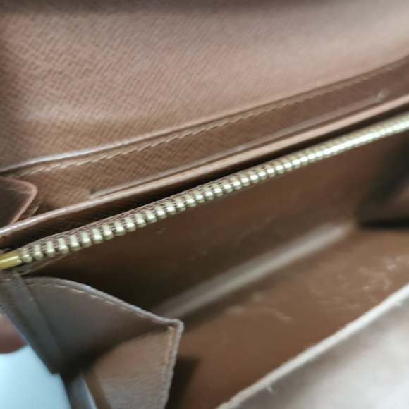 LOUIS VUITTON authentic monogram canvas medium flap wallet cardholder - Picture 4 of 10